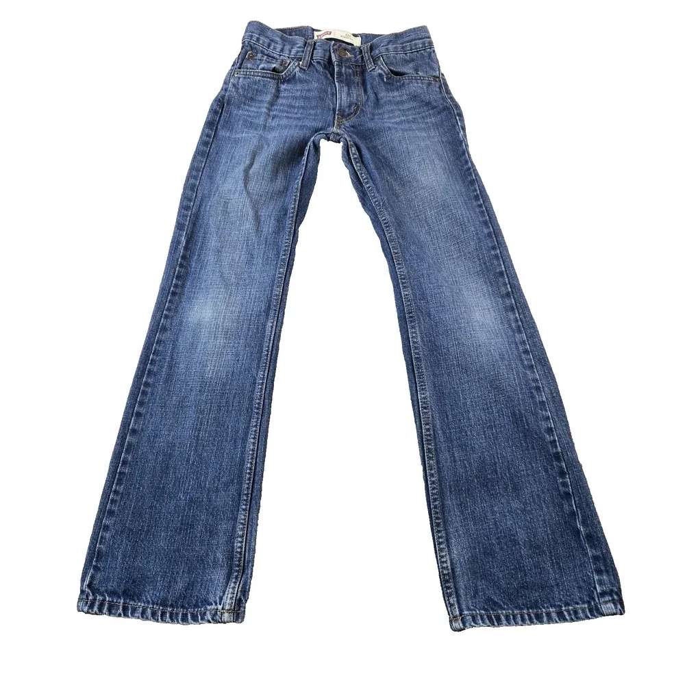 LEVI'S 527 Girl's Bootcut Denim Jeans 100% Cotton 24